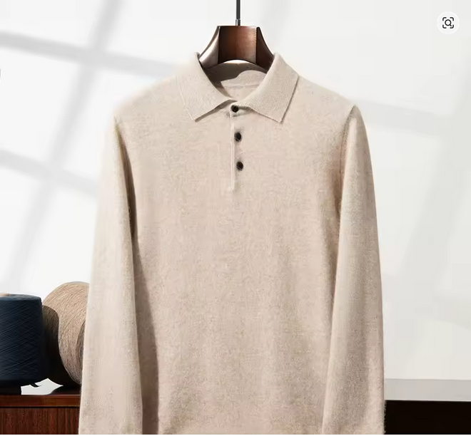 Men's Cashmere Polo